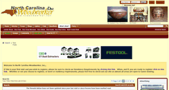 Desktop Screenshot of ncwoodworker.net